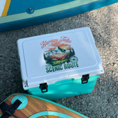 Always Take The Scenic Route Mountains - 25 QT Cooler