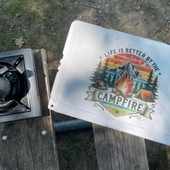 Life Is Better By The Campfire - 25 QT Cooler