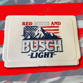 NEW Red, White and Busch Light Cooler